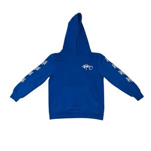 Zoo York Blue Hoodie Youth Size Small 7/8 Skater Streetwear Skateboarding Casual